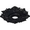 Ekena Millwork Riley Ceiling Medallion (Fits Canopies up to 4 5/8"), 18"OD x 3 1/2"ID x 1 1/2"P, Steel Gray CM18RLSGS - alternate 3